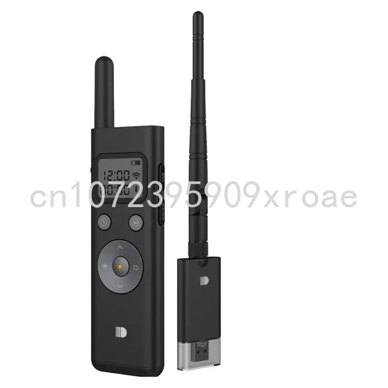 

Wireless Powerpoint Presentation PPT Pointer Clicker Presenter LCD Display Green Light RF Remote Control 300M Distance