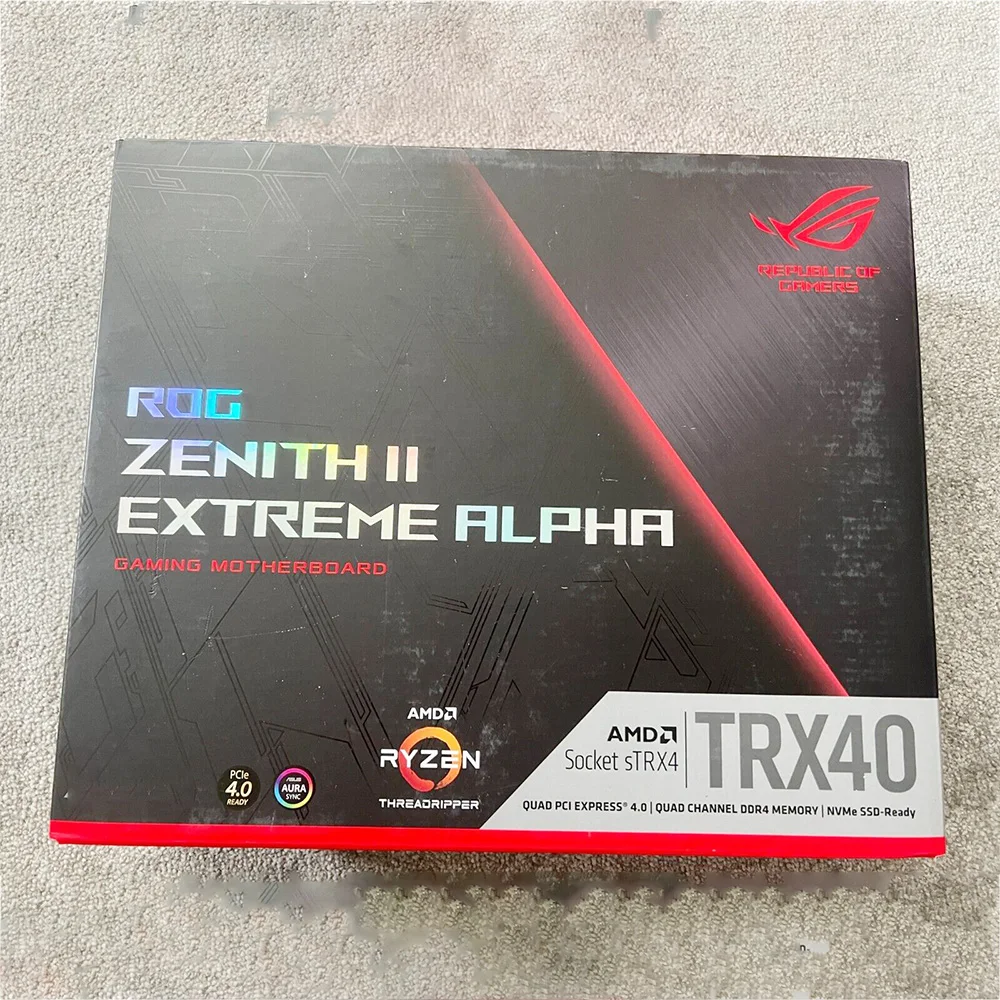 For ASUS ROG ZENITH II EXTREME ALPHA Z2EA E-ATX RGB DDR4 Support X3960 X3990 Desktop Motherboard 7 For ASUS ROG ZENITH II EXTREME ALPHA Z2EA E-ATX RGB DDR4 Support X3960 X3990 Desktop Motherboard - Image 5