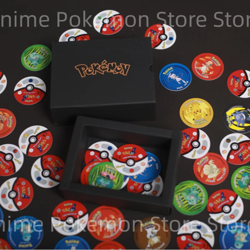 

1 Boîte 20PCs Cartes1 Generation Pokemon Rondes 3D pour Enfants Collection Anime Trainer Pikachu Eevee Squirtle Mewtwo