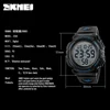 SKMEI 1258  Relogio Masculino Fashion Outdoor Sport Watch Men Multifunction Watches Military 5Bar Waterproof Digital Watch 6