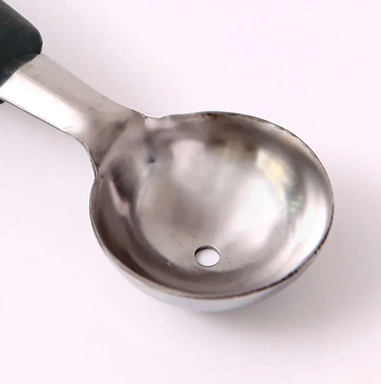 Description Picture 5 of itemDouble-Sided Fruit Melon Baller Spoon, 2 in 1 Stainless Steel Ice cream Ball Spoon Scoops Cutter for Watermelon