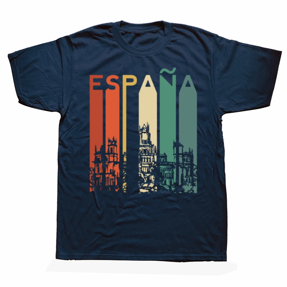 Lustiges Espana Spanien Spanisch Espanol T-Shirt, T-Shirt mit Rundhalsausschnitt, kurzärmelig, modisches T-Shirt, Kleidung, lässige Basic-T-Shirts