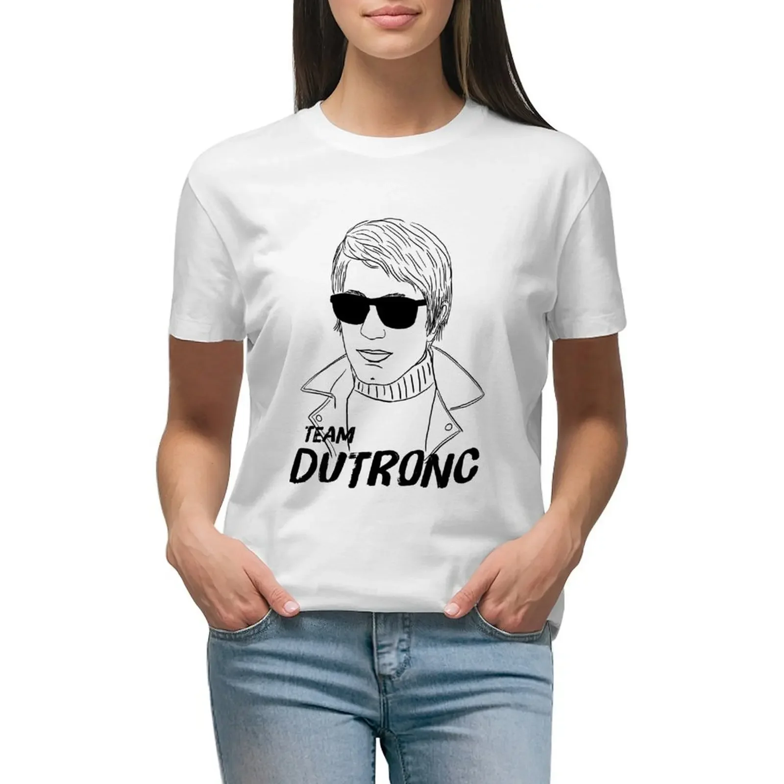 

Team Dutronc T-shirt summer clothes graphics Women clothes