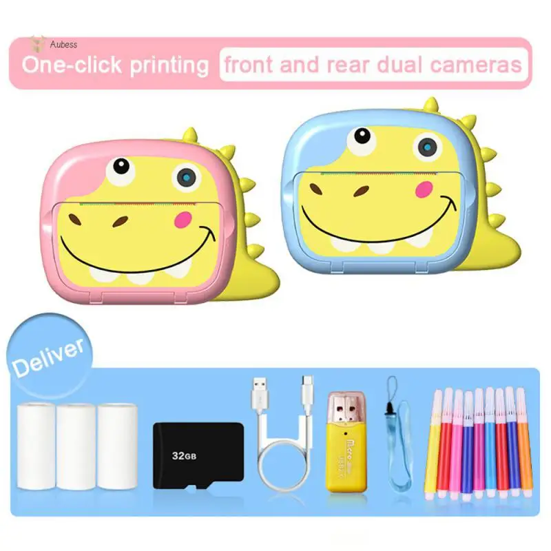 

Детская камера с аккумулятором 800 мАч, экологически чистые материалы, печатная камера, бытовая электроника, фотография Slr