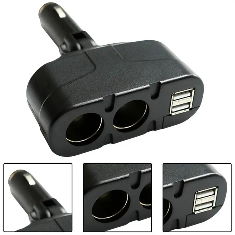 

Адаптер для автомобильного прикуривателя, USB-адаптер для быстрой зарядки, мульти-порт, разветвитель, адаптер для прикуривателя