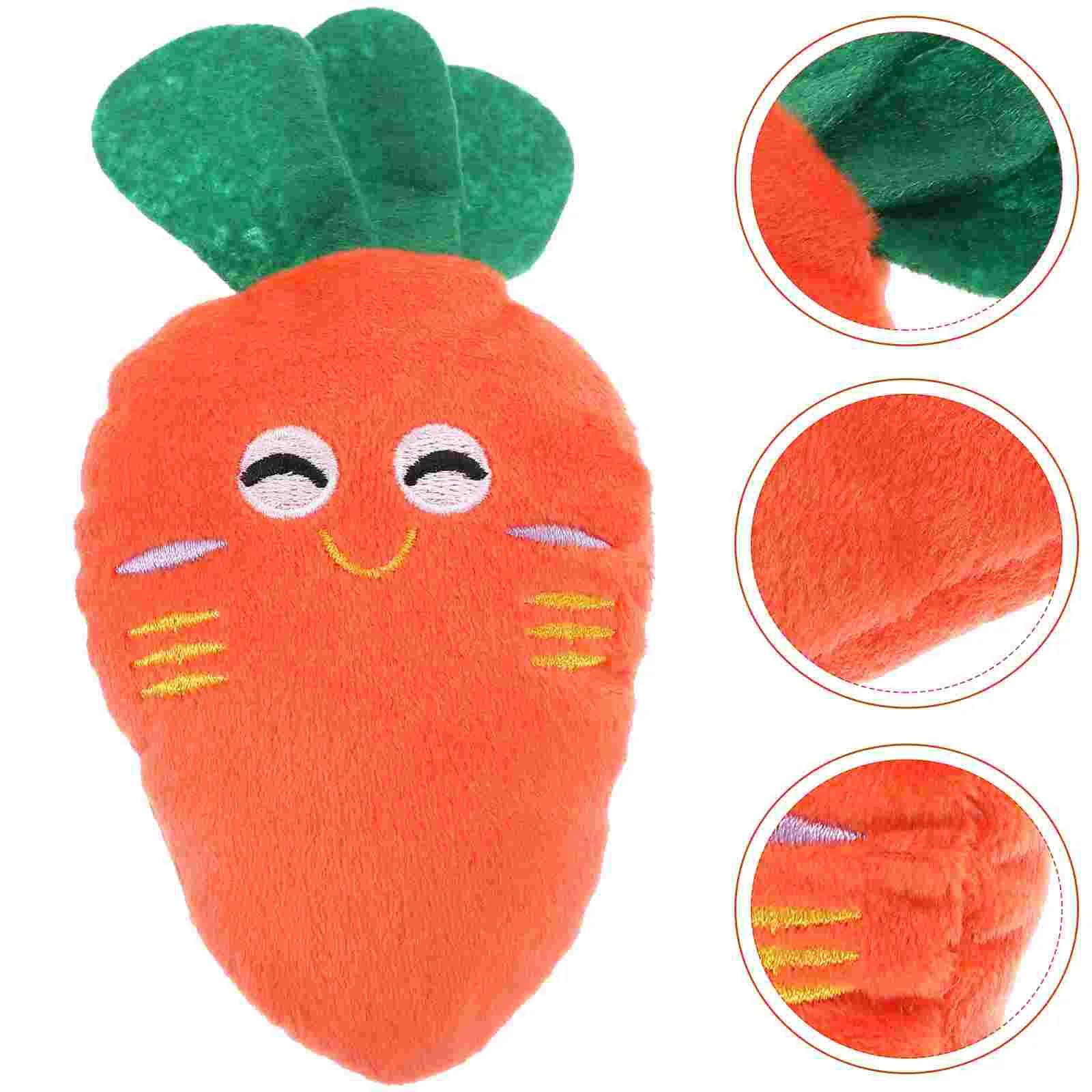 

Puppy Plush, 1pc Carrot Chew Plush Vegetable Cat Dogs and Cats Toys
