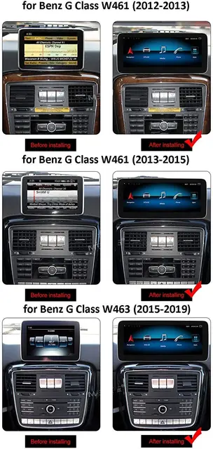 Head Unit For Mercedes Benz G W463 W461 1997 ~ 2012 G63 G500 G320 Comand  NTG Car Stereo Audio Navigation CarPlay GPS Navigation - AliExpress