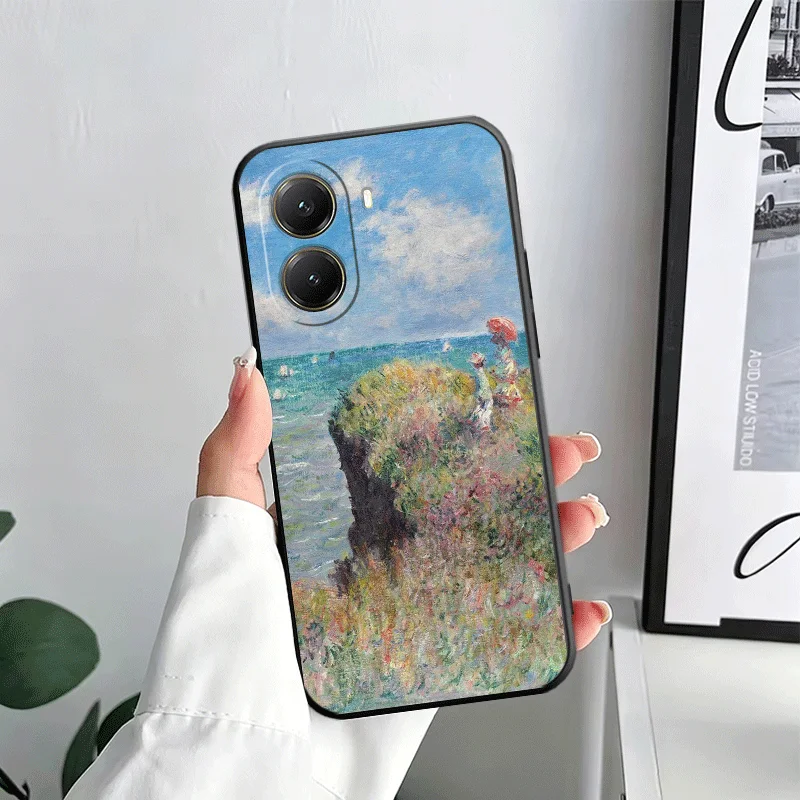 Soft Phone Case with Claude Monet Oil Painting Design