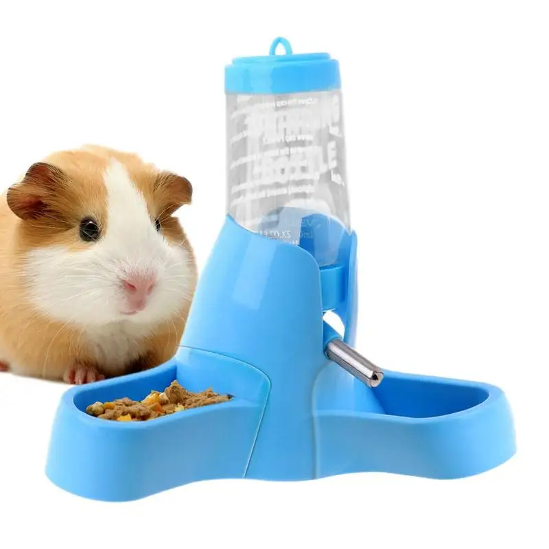

Hamster Food And Water Bowl Leakproof Small Animal No Drip Hamster Dispenser Automatic Pet Accessories 80ml Hamster Water Bottle
