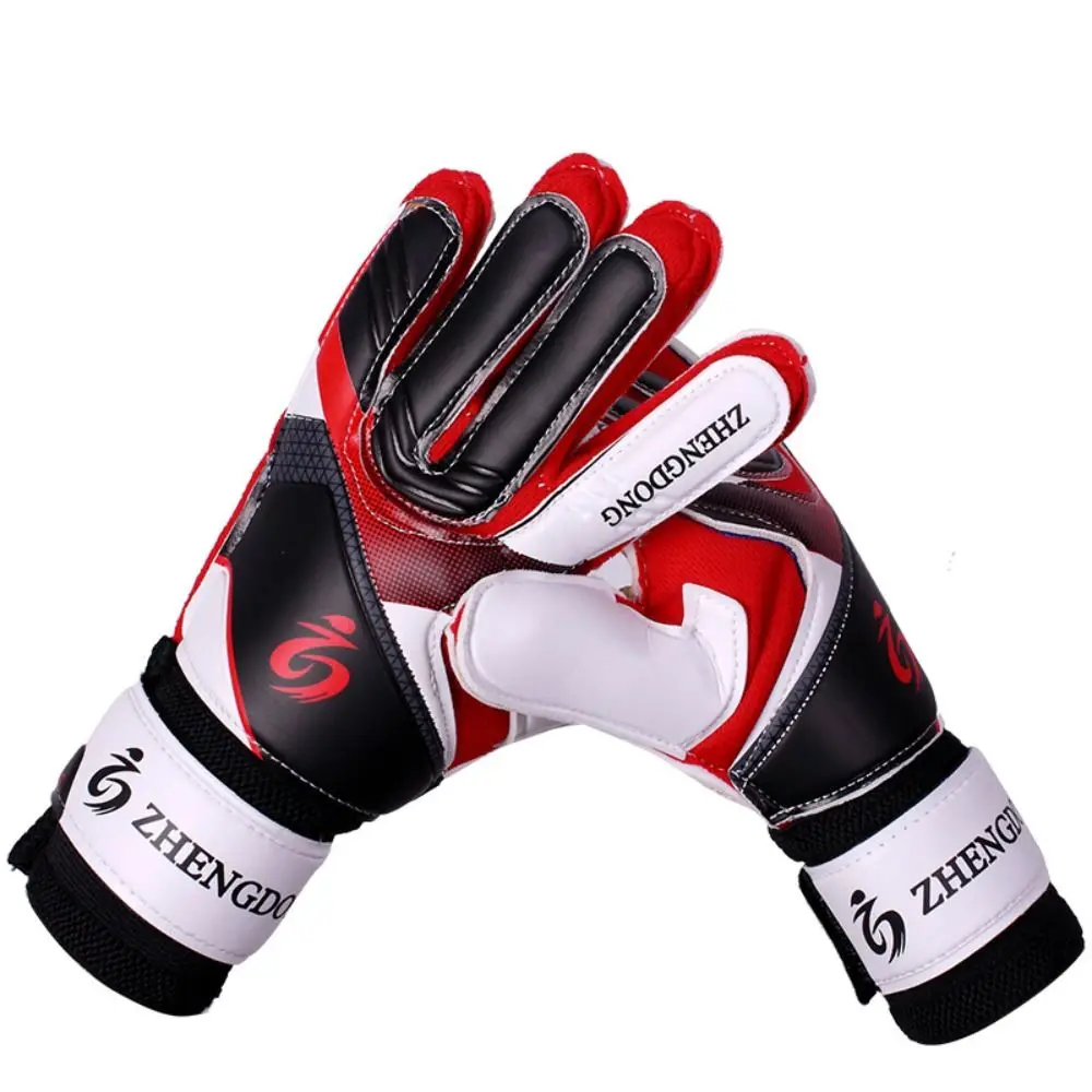 Wear-resistant Football Gloves Excellent Thick Latex Goalkeeper Training Gloves Non-Slip Colorful Goalkeeper Gloves Children
