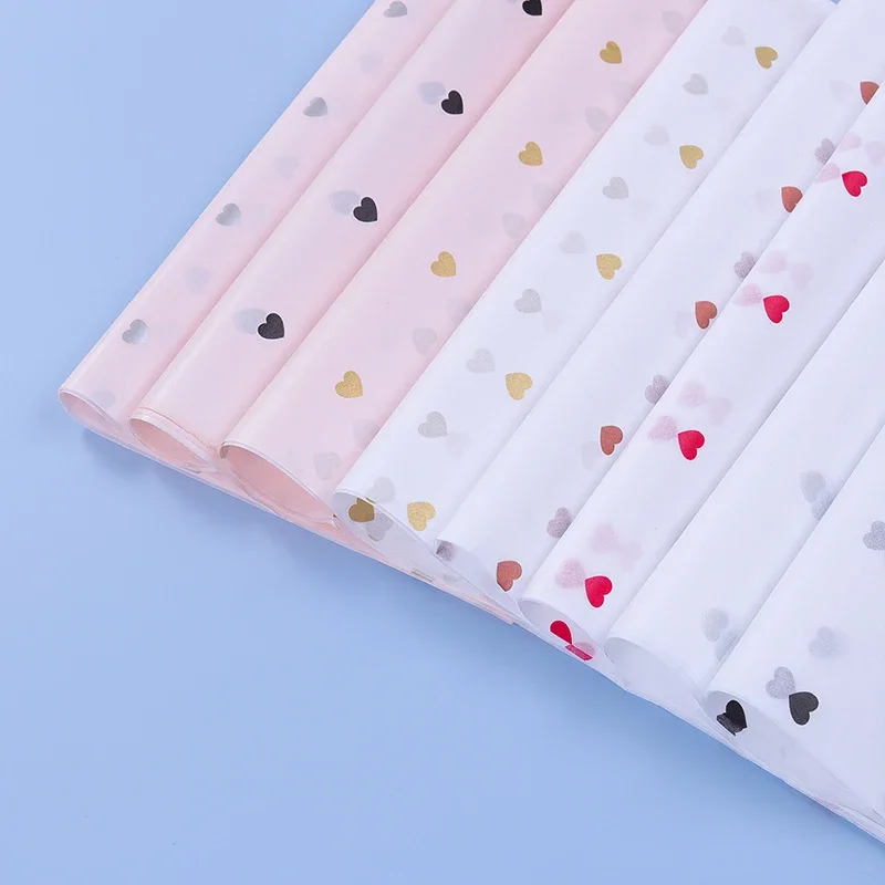 50*70 Cm Gift Wrapping Paper DIY Handmade Craft Star Love Dot Pattern Tissue Paper 10 Sheets/lot Floral Packaging Material Flower Wrapping Paper Floral Wrapping Paper Gift Wrapping Paper Handmade Craft Paper Handmade Paper Craft Paper