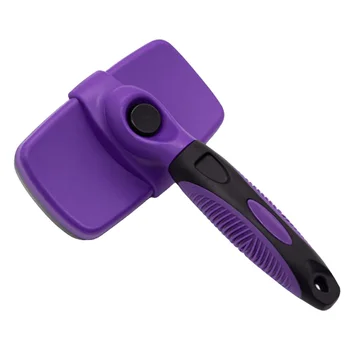 Easy & Safe Detangler Brush Pet Dematting Tool Skin Friendly Grooming Cat Brush Pet Supplies Accessories Hair Brush Puppy Brush 3