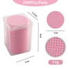 200 Pcs Disposable Lint-Free Paper Cotton Wipes Eyelash Extension Glue Remover Pads Cleaning Wipes Cosmetics Makeup Tools 5