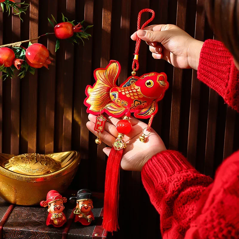 New Year Decoration Items Chinese Traditional Chinese New Year Hanging Strings Bell Hanging Decoration Spring Festival Lanterns 2