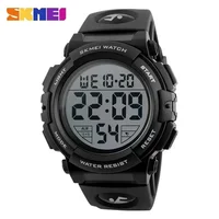 SKMEI Watch for Men Military Electronic Sports Waterproof Digital Mens Wristwatches Countdown Alarm Clock Relogio Masculino 1258