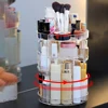 Make Up Organizer Box 360 Degree Rotation Cosmetic Organizer Transparent Fashion Spin Multi-Function Detachable Dressing Table 4