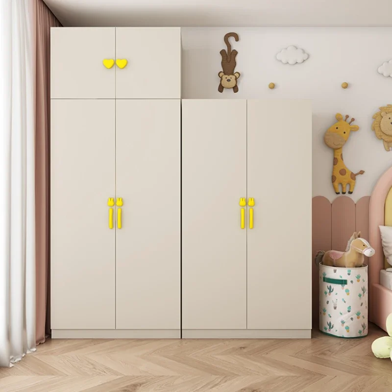 Cabinet Children's Wardrobes Pink Bedroom Clothes Wardrobe Organizer Closet Shelves Meuble De Rangement Home Furniture CY50CW