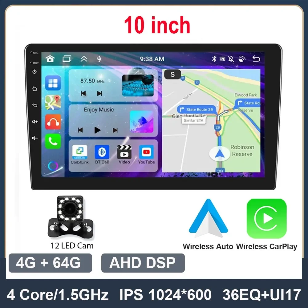 10inch 4G 64G 12LED