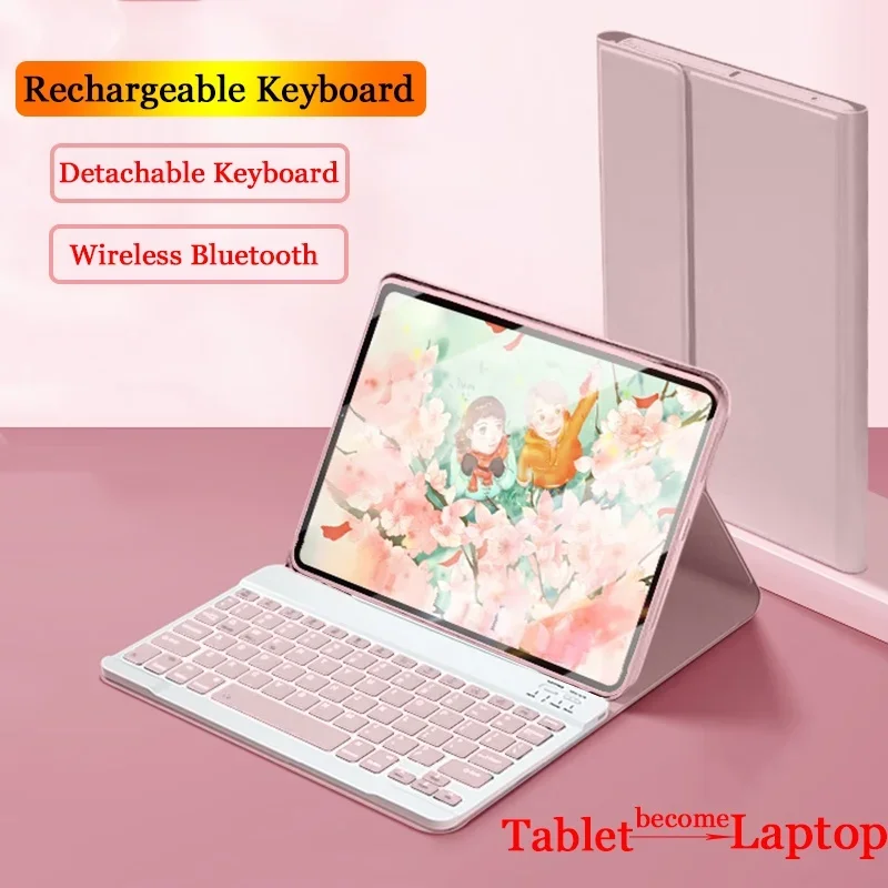 Custodia Per Tastiera Bluetooth Per Lenovo Tab P12 12.7 "2023 10.6 Pro 11.2 2Nd P11 Plus 11 2Nd 11.5 Per Xiaoxin Pad Pro 11.5