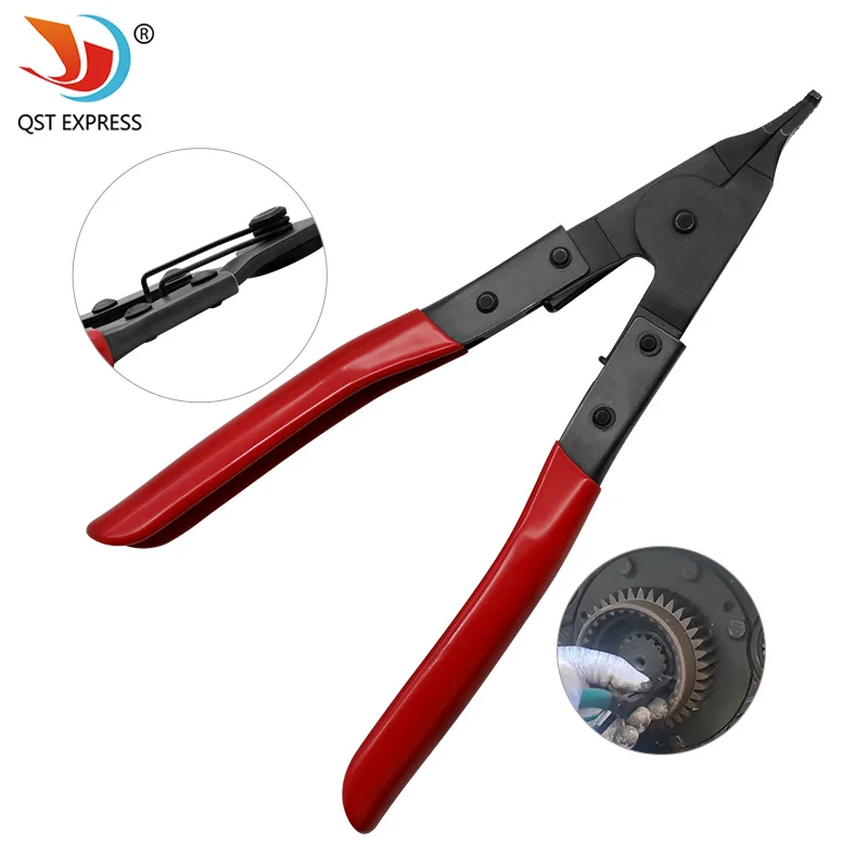 

Valve Sten Seal Plier Flat Rims Tongs Interface Card Spring Clamp Enhanced Flat Nose Pliers for Automatic Transmission Repair