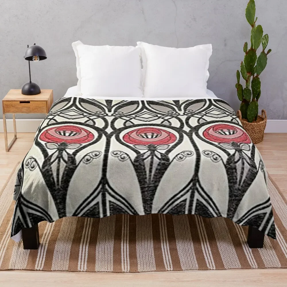 

Дизайнерское одеяло Charles Rennie Mackintosh, роскошные брендовые одеяла для дивана