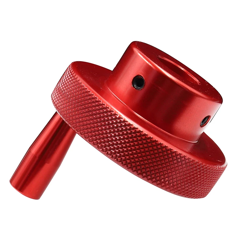 1Pcs Aluminum Alloy Mini Handwheel Lathe/Miller mechanical hand wheel Automation equipment parts Part manufacturing cnc handwheel