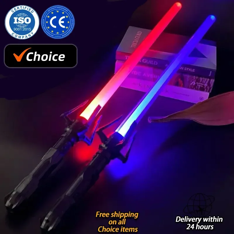 Laser Sword Toy Star Light Sword Luminous Fluorescent Rod Laser Rod Children's Toy War Gift Outdoor Toys Scalable lightsaber toy