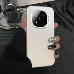 Luxury Gradient Color PC Cover Bumper Coque Capa Case - Redmi Note14 4G (Silver)