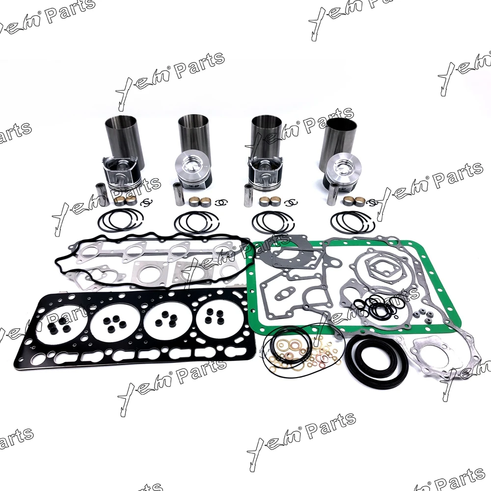 

High Quality Overhaul Kit With Gasket Set 52MM For Kubota V3300 Engine Parts