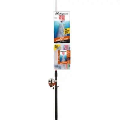 

Catch More Fish Catfish Spincast Reel and Fishing Rod Combo Kit