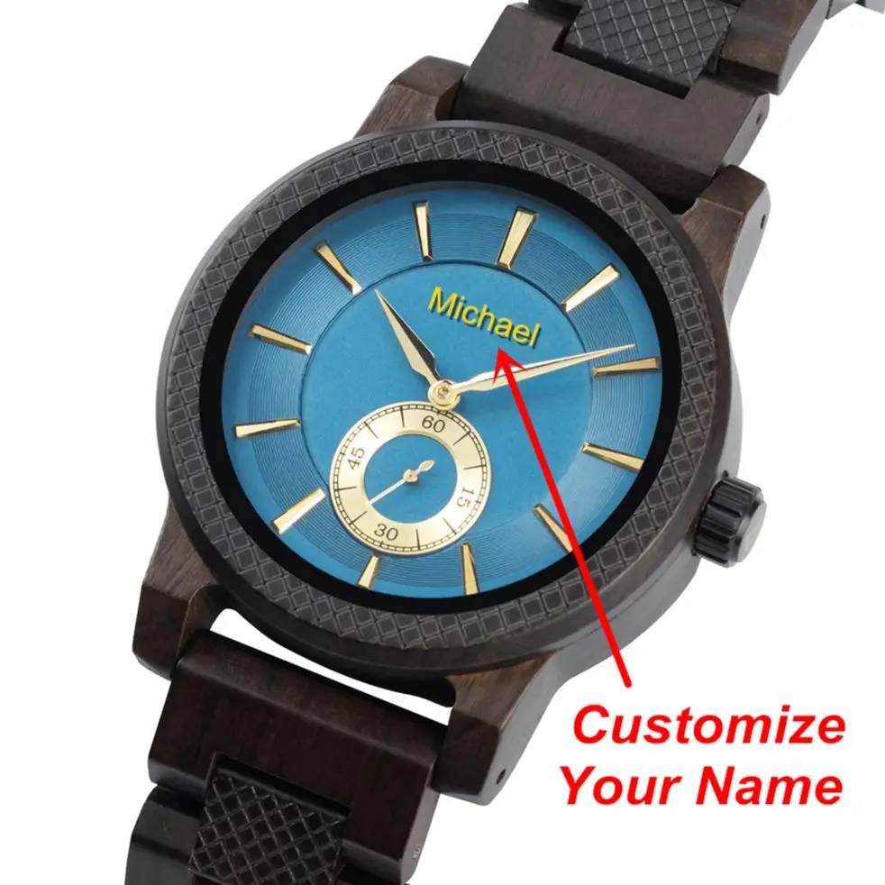 【personalized】mens hodinky BOBO ptáci móda dřevo hodinky ležérní křemen hodinky podpora přizpůsobit name/logo dropshipping