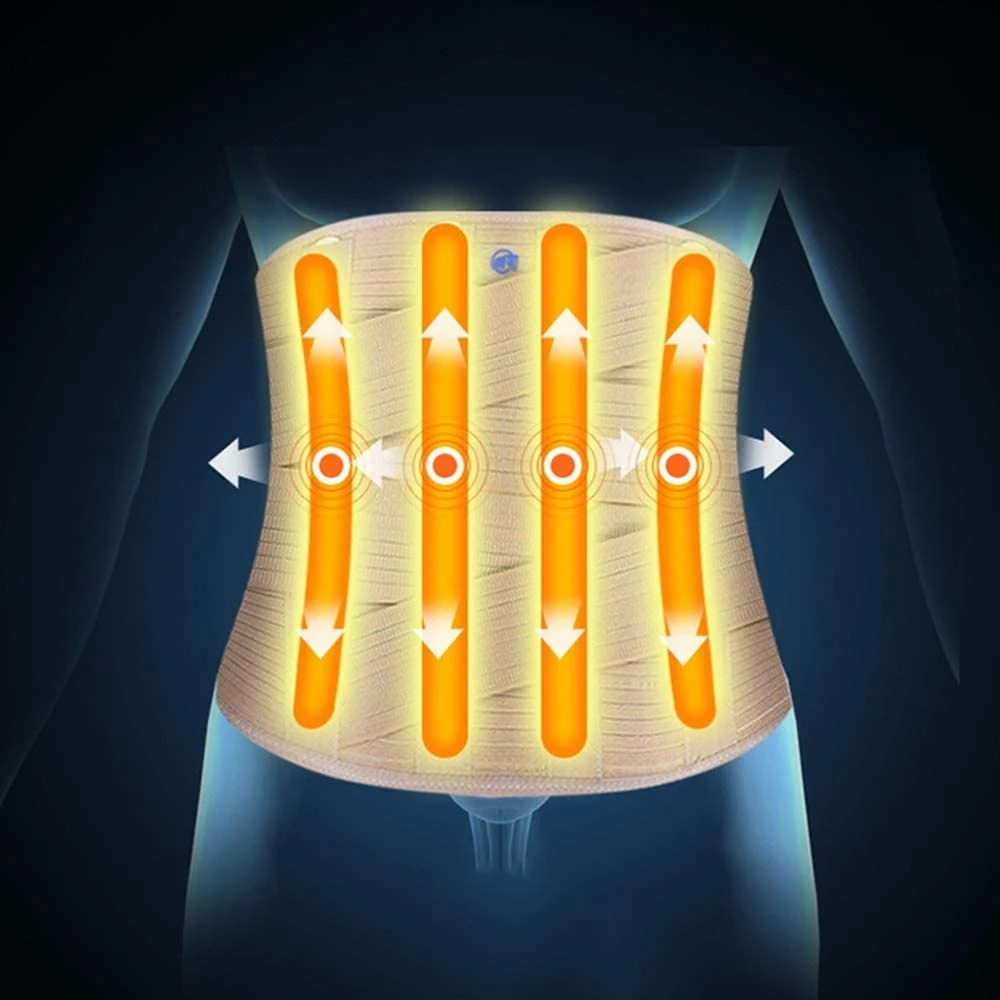 Orthopedic Posture Corrector Brace Elastic Adjustable Lower Back Support Waist Trimmer Belt Lumbar Support Belt for Men Women