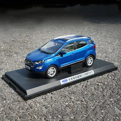 Diecast 1:18 Scale Alloy FORD ECOSPORT SUV Cars Model Metal Die-cast Gifts Ornaments Boy Toys Adult Collection Souvenir Display