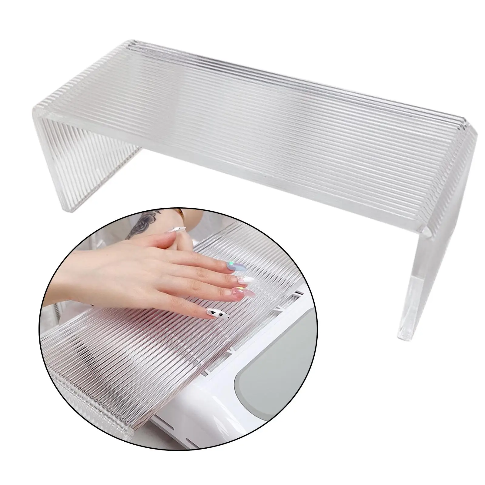 Hand Cushion Acrylic Washable Nail Art Accessories Tool Nail Art Cushion for Desk Home Use Table Beginner