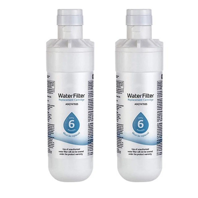 Filtre à eau de remplacement pour réfrigérateur ADQ747935, durée de vie de 6 à 12 mois, charbon actif et matériau ABS 1