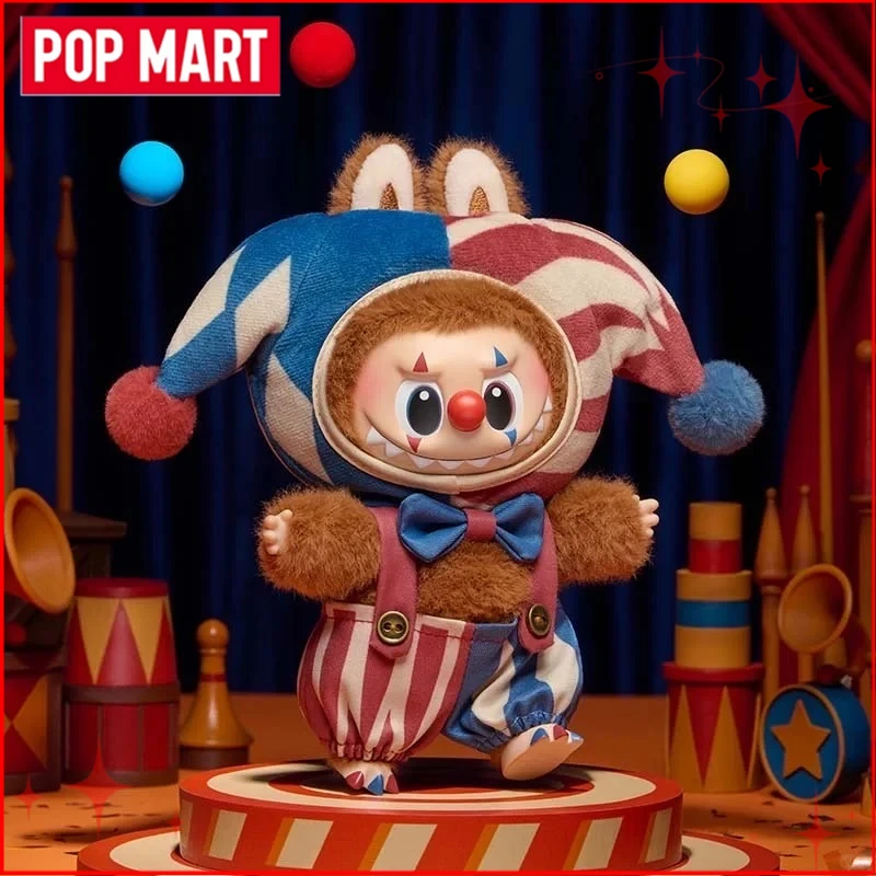 正規品 POP MART Labubu Why So Serious Pop Mart WHY SO SERIOUS Series Labubu Juggling Clown Vinyl Plush