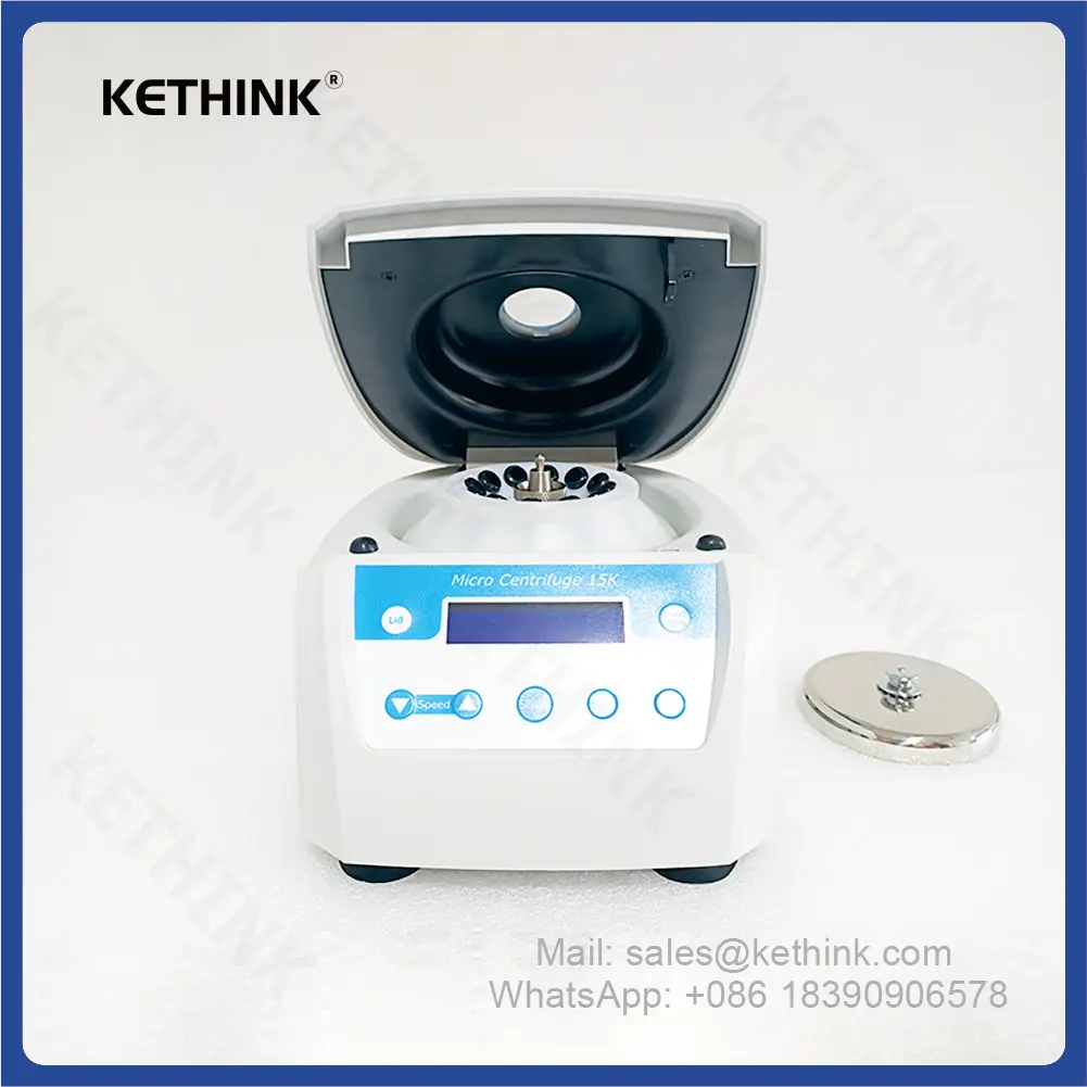 KETHINK KT-MC15K 휴대용 고속 실험실 원심분리기, 15000rpm, 12x5/2.0ml 원심분리기 튜브