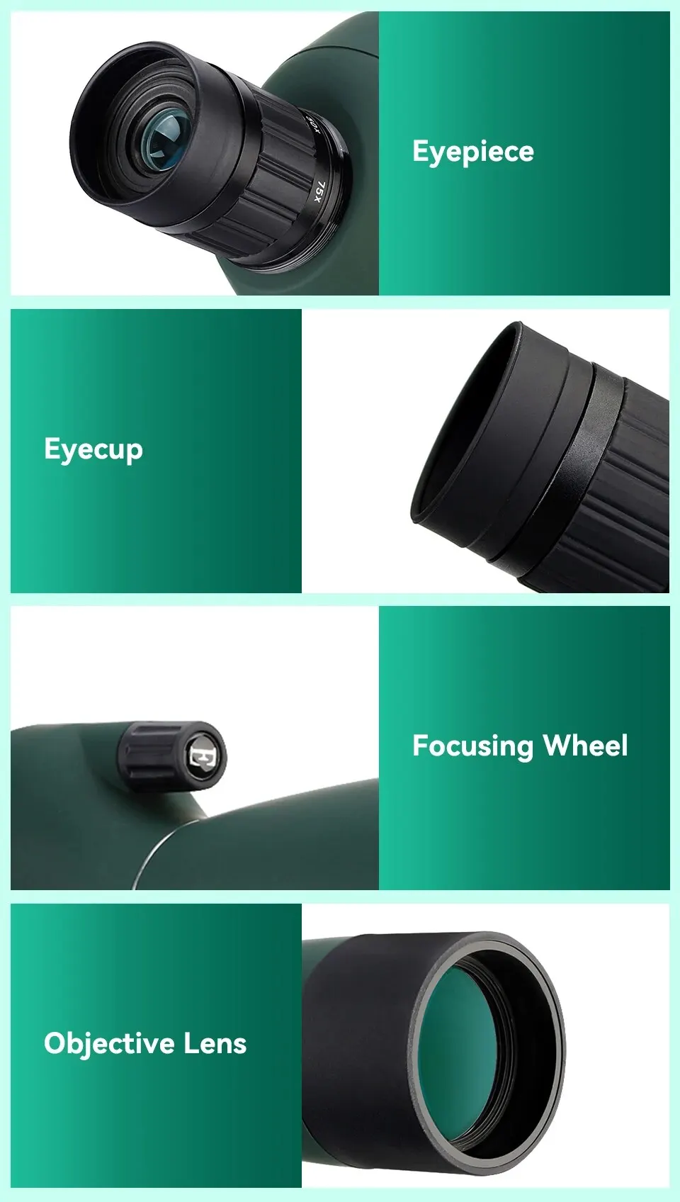 Sfba6ecf64ca4435588a3f40fa49d68fe2 F9308B luneta teleskopowa monokular potężna lornetka Bak4 FMC wodoodporna ze statywem Camping