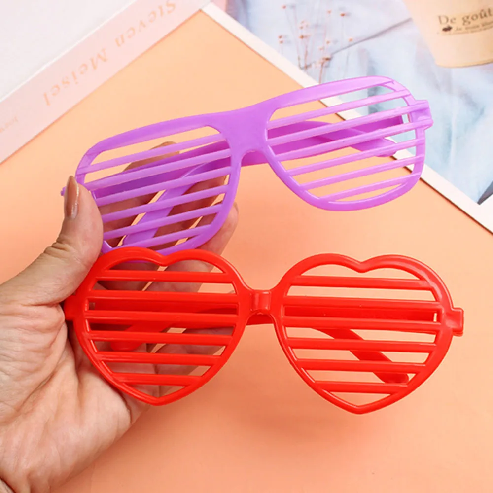 1pcs/6pc Shutter Glasses 80s 90s Retro Theme Birthday Decorations