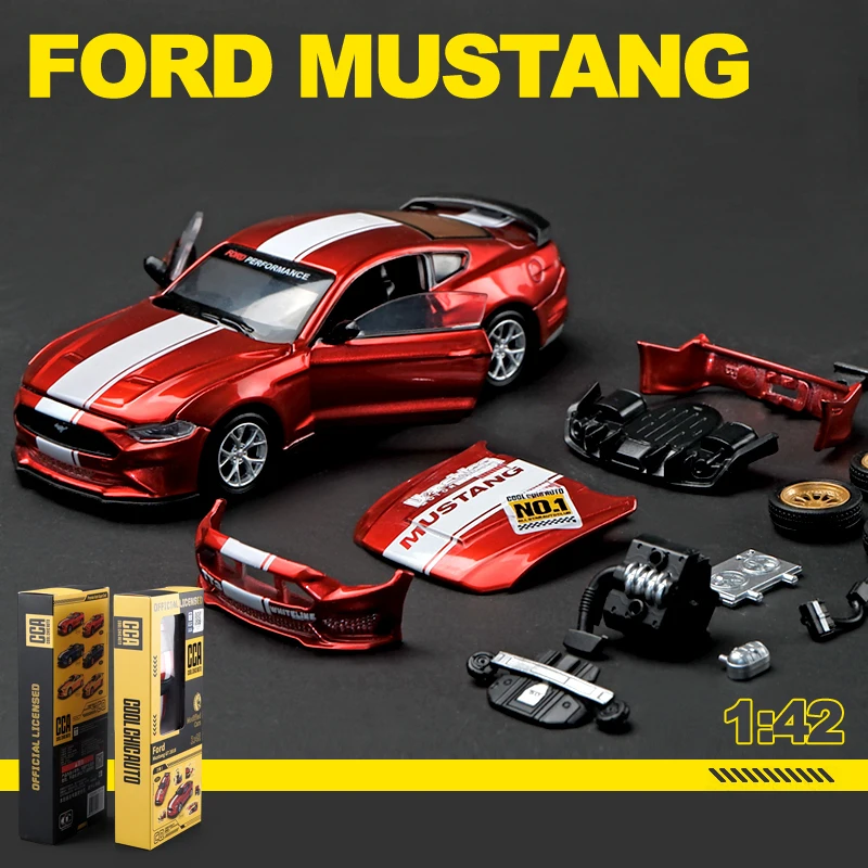 Caipo 1:42 Ford Mustang GT 2018 Mobil Diecast Mainan Versi