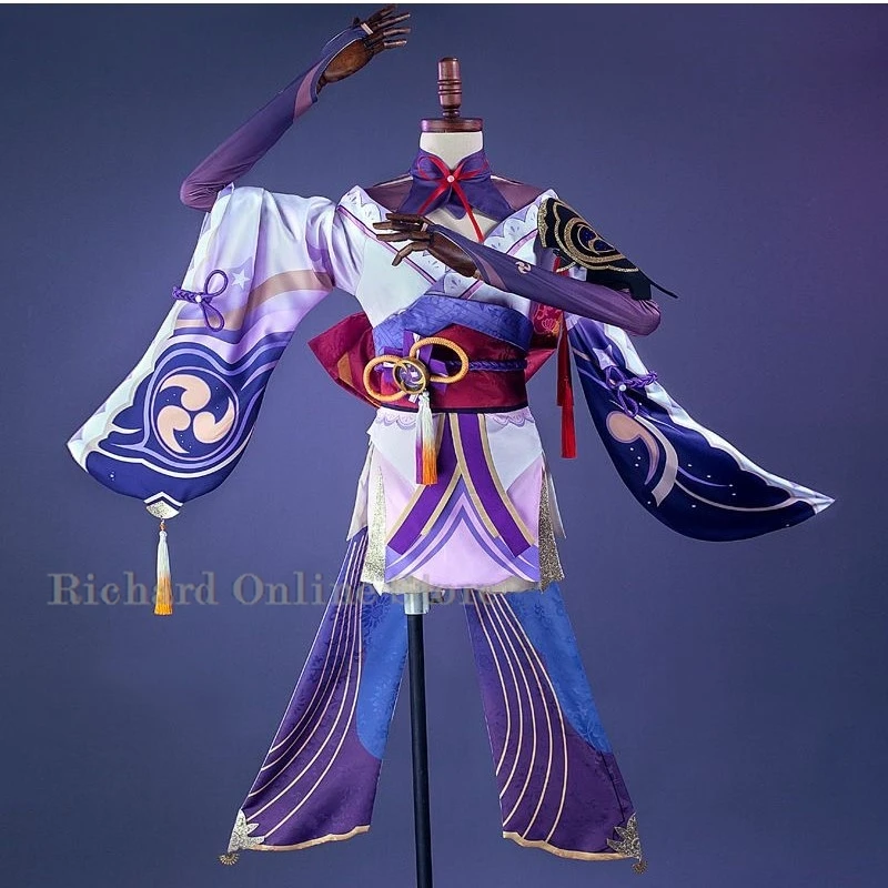 

Костюм для косплея Genshin Impact Raiden Shogun, парик, аниме платье для игры, костюм на Хэллоуин для женщин, женский костюм, униформа