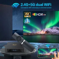 TV98 Pro TV Box Android 14 Поддержка HD 8K 4K WiFi 4G 5G Голосовой удаленный медиаплеер 8 ГБ 128 ГБ Allwinner H313 Четырехъядерный процессор iptv — изображение 6