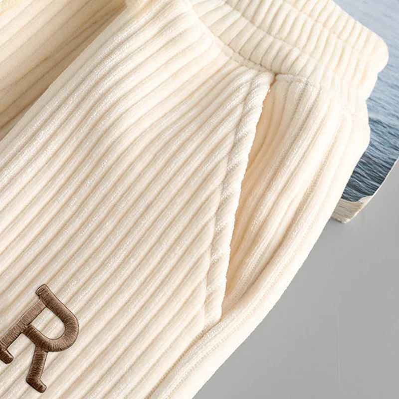 Kids Pants Autumn Winter Corduroy Sweatpant