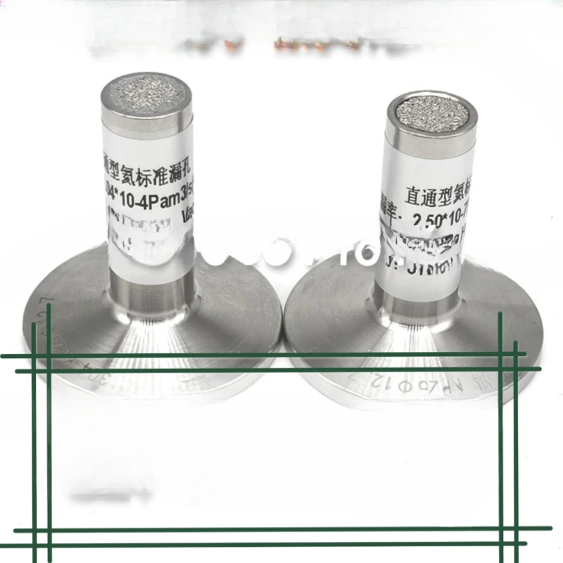 

Large leakage rate straight-through helium standard leak KF25KF16 quick installation clamp interface