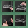 Bathroom Shelf Makeup Storage Organizer Aluminum Alloy Shampoo Rack Shower Shelf Bathroom Accessories No Drill Wall Shelf 5