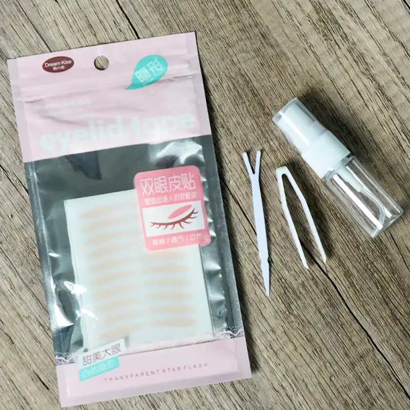 보이지 않는 쌍꺼풀 스티커, 자가 접착, 방수 땀 방지, 아이 메이크업 도구, 쌍꺼풀 스티커, 3 피스 세트