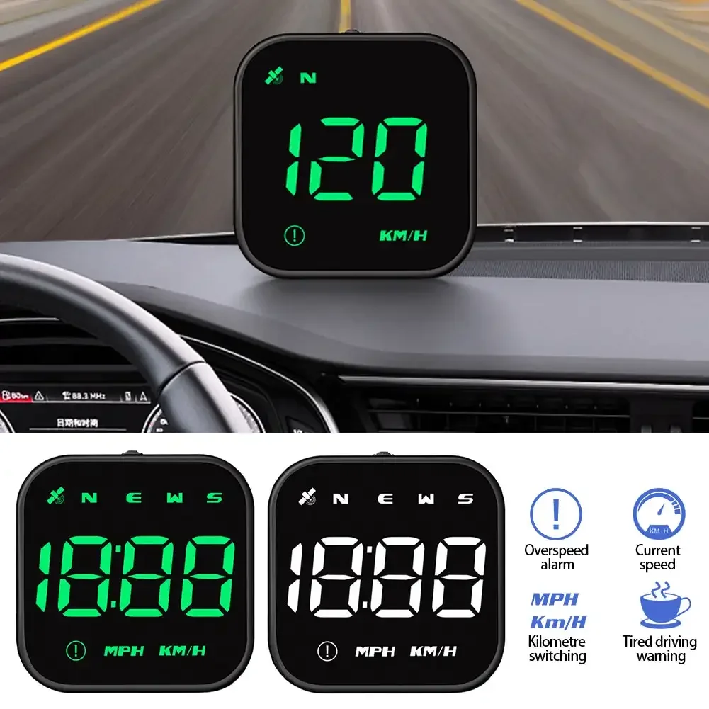  ڵ HUD  GPS ӵ  ÷, MPH  溸, ٱ ӵ ħ HD ÷