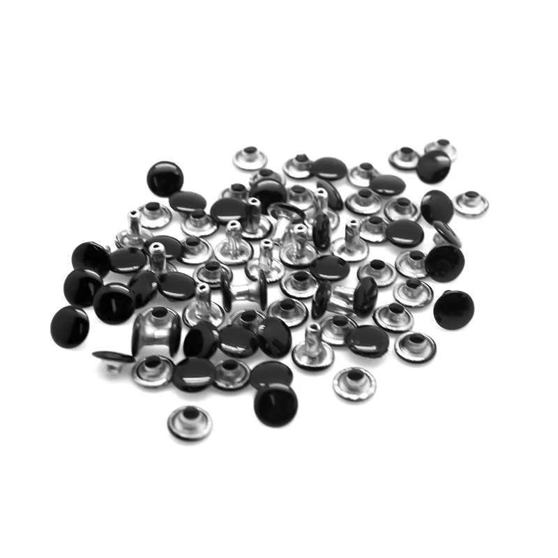 8mm black paint Rivets Button installation Tools Button buckle molds Nail Sewing repair tools Button machine Snap button Die