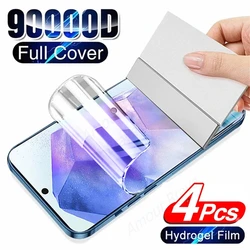 4PCS Premium Hydrogel Screen Protector - Ultimate Scratch & Impact Resistance - Hydrogel Film (Samsung A15 LTE)