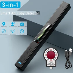 Elite Hidden Camera Detectors RF Bug Detector GPS Tracker Finder Anti Spyfor Wireless Listening Device 12 Levels Sensitivity